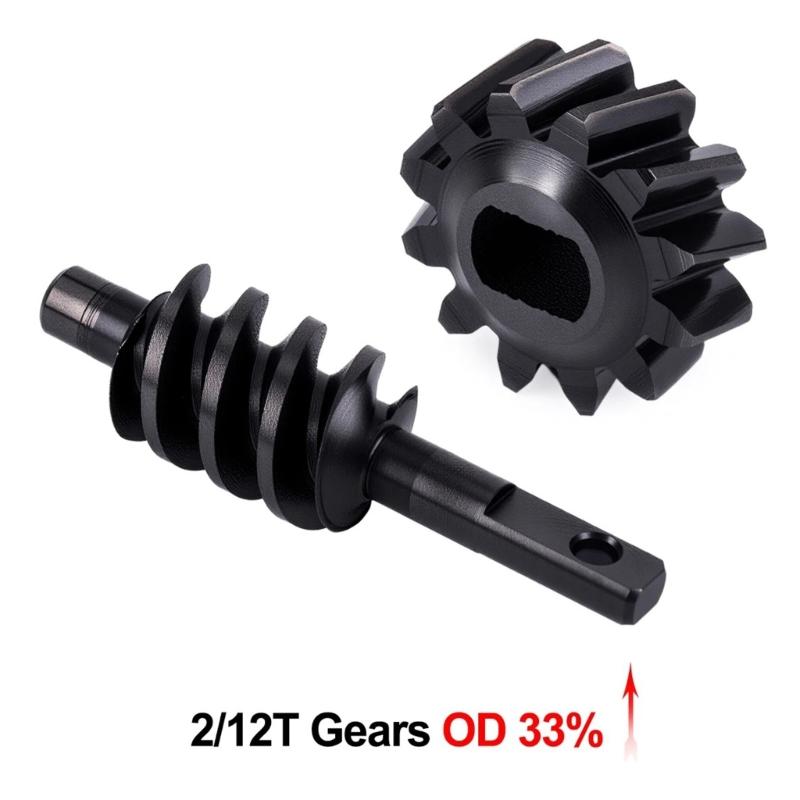 Overdrives Underdrive Worm Differential Axles Steel Gears 12T 13T 14T 16T 18T Racing Differential Helical Gears Set