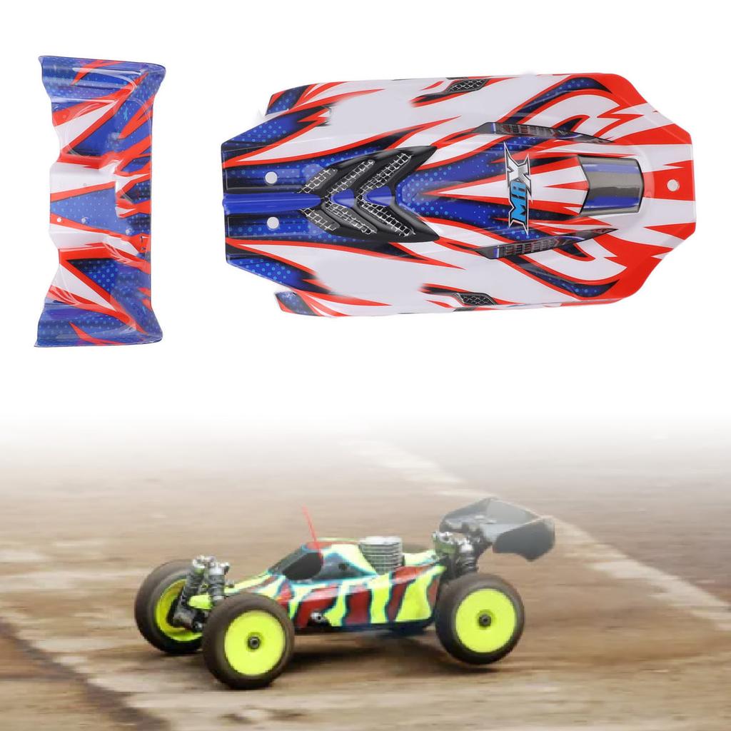 RC Car Shell Plastic Cool Easy To Install Fine Craftsmanship RC Car Body for WLTOYS 124008