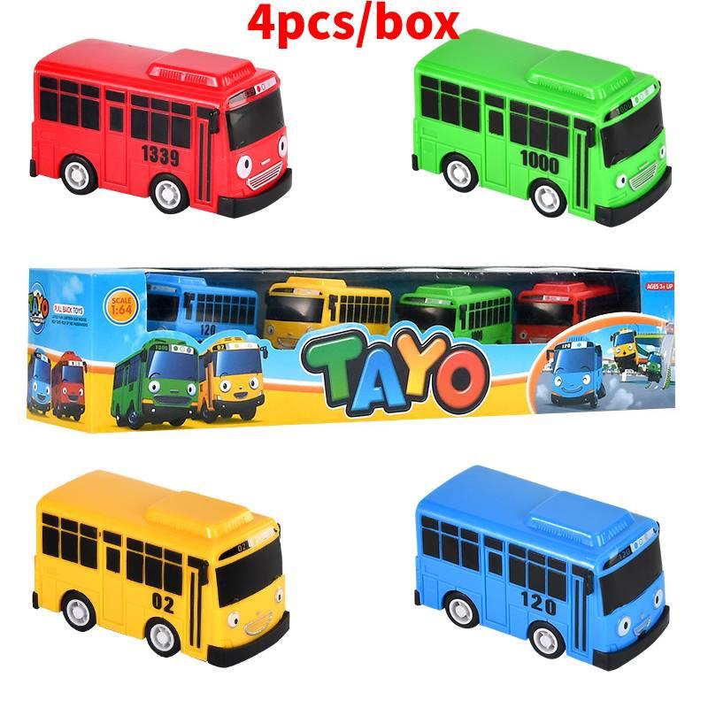 High-quality Mini Bus In Nine Colors With Working Doors Educational Toy Set