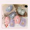 Cartoon Plush Rabbit Bear Hot Water Bottle Water Filling Velvet Small Portable Student Hand Warmer Cute Warm Water Bag 500ml