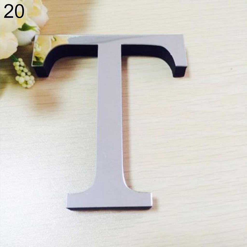 26 English Letters DIY 3D Decal Art Mural Wall Stickers Home Decor