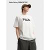 Fila Унисекс свободная футболка с коротким рукавом из чистого хлопка с принтом панды