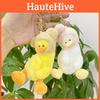 Unique Plush Short Duck Toy Keychain Adorable Cartoon Animal Doll Gift For All Ages