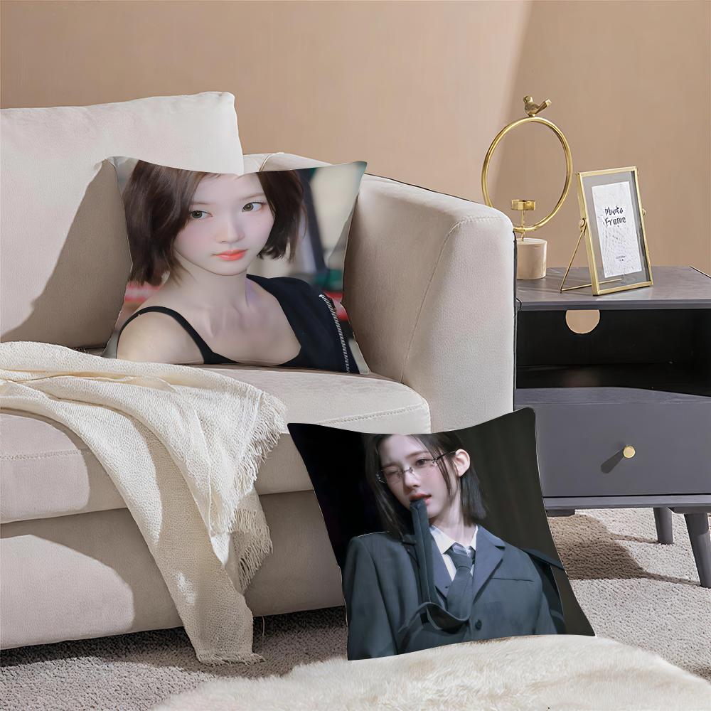actor classic CChoi Ji Woo Cushion Cover Throw Pillow Cover Hidden Button Durable Polyester Chair Cushion