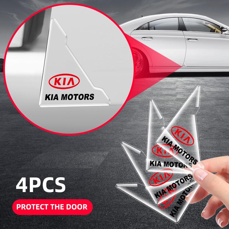 New 2X Car Door Corner Cover Bumper Crash Anti-Scratch Protection Acces For Kia Stinger