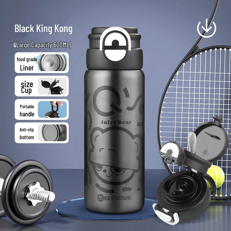 316 Stainless Steel Insulated Large Capacity Cup with Straw - Portable for Kids