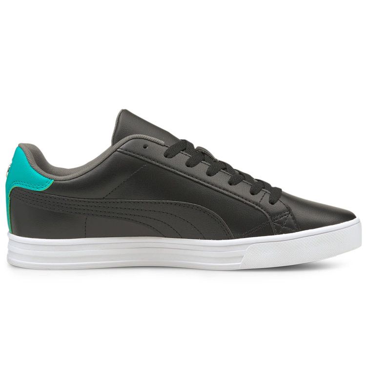Мужские кроссовки Mercedes-AMG Petronas F1 x Puma Smash Vulc V3 Low Black Spectra Green Белые 306847-02