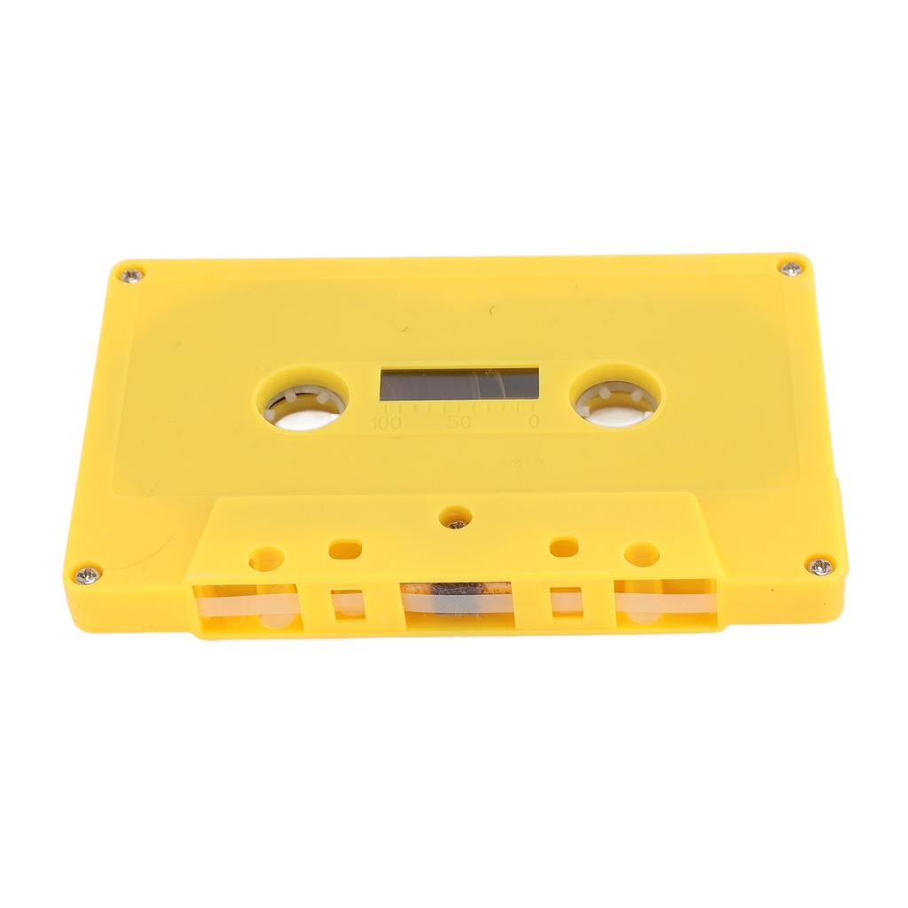 Blank Cassette Tape 45 Minute Premium Sound Empty Cassette Tape with Clear Case for Sound Music Recording
