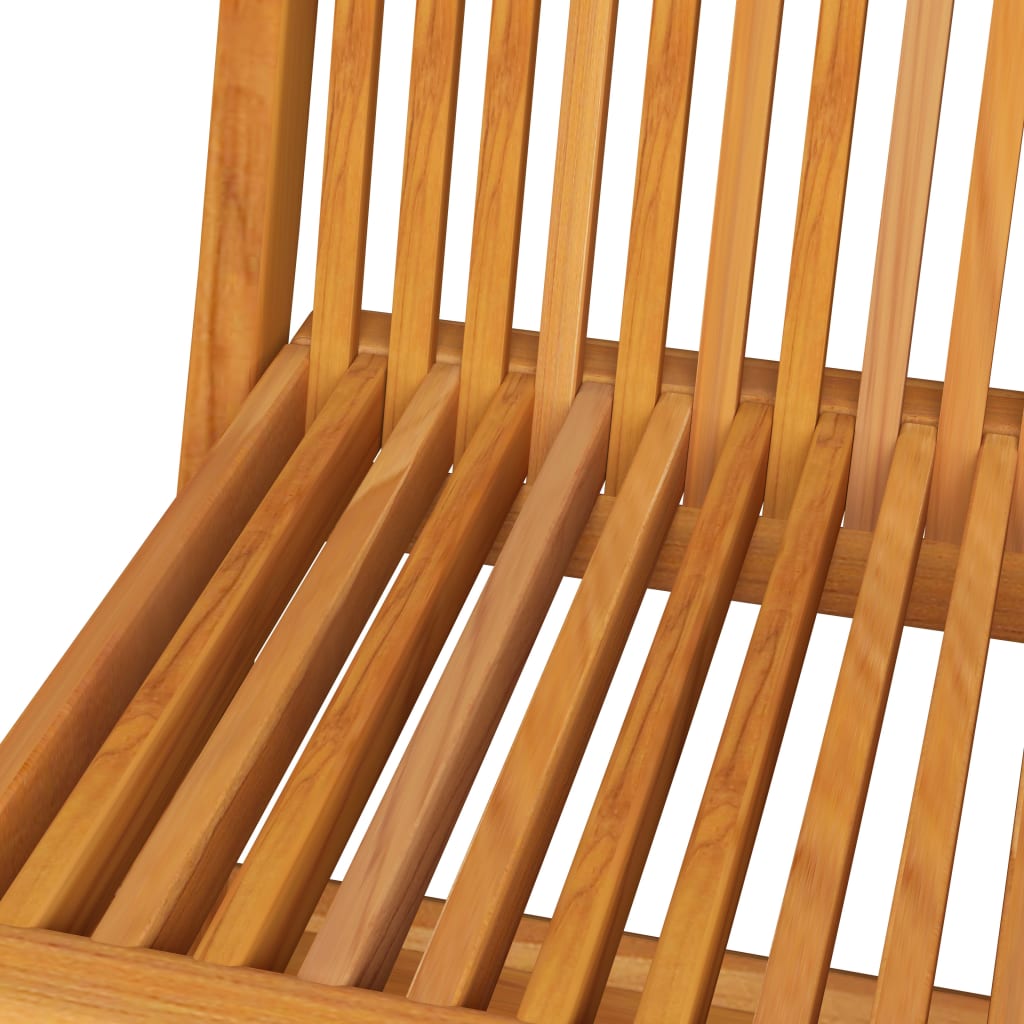 vidaXL Klappstühle, 6 Stück, Massivholz Teakholz