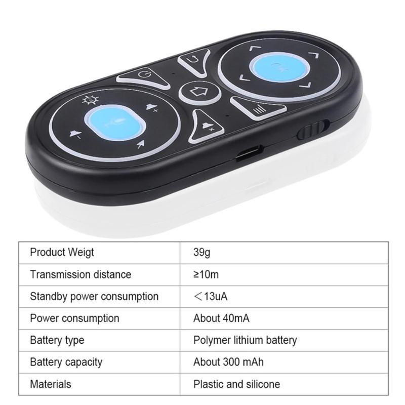 Умная подсветка 2.4G Гироскопическая Air Mouse ИК-обучение Голосовой поиск для Smart TV Проектора Компьютера ТВ-приставки