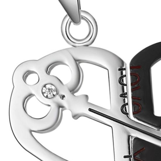 1 пара парных ожерелий в форме сердца, креативный унисекс, хорошее качество изготовления, парный кулон для подарка