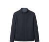 Double sided stand up collar jacket for spring and summer, crisp and smooth windproof jacket for men