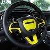 Interior Steering Wheel Trim Panel Cover For Dodge Charger/Challenger 15+ Yellow