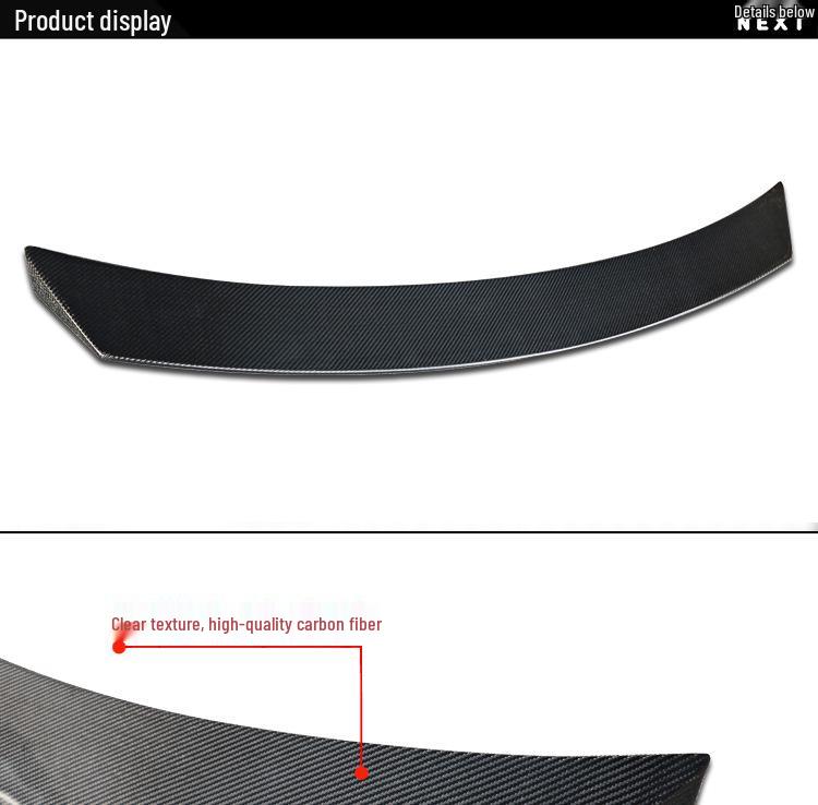 Carbon Fiber Rear Spoiler Wing for 2015-2020 Ford Mustang Trunk Lid