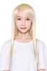 Wig Cosplay Full Wig Long Wig Straight Blonde Natural Smooth Heat Resistant Wig Wig with Net [Fujitatsu] Semi-long LML60-T0915