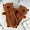 Animal Doll Cartoon Capybara Plush Doll Zipper Capibara Plush Pencil Pouch  Office