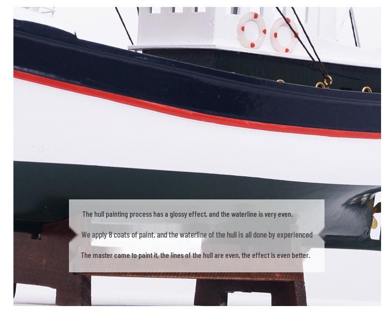 Модель парусной лодки ручной работы из дерева - Декоративное ремесло "Гладкое плавание", Подарок на день рождения