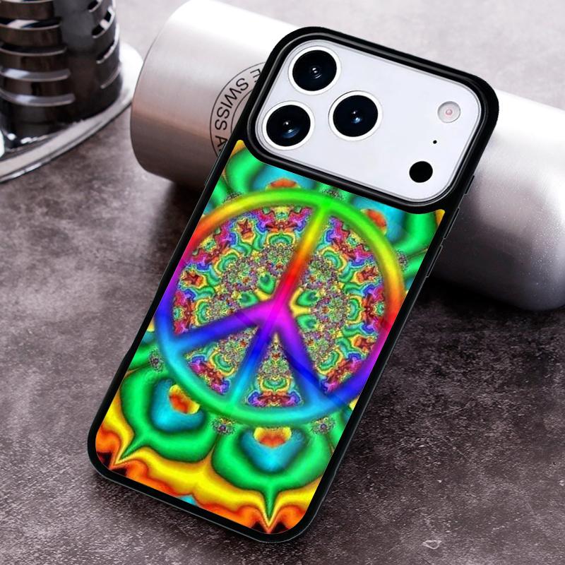 Чехол для телефона "Хиппи Автобус Мира с Котом" для iPhone 17 16 15 Pro Max Air 14 13 12 11 Plus Ударопрочный Чехол