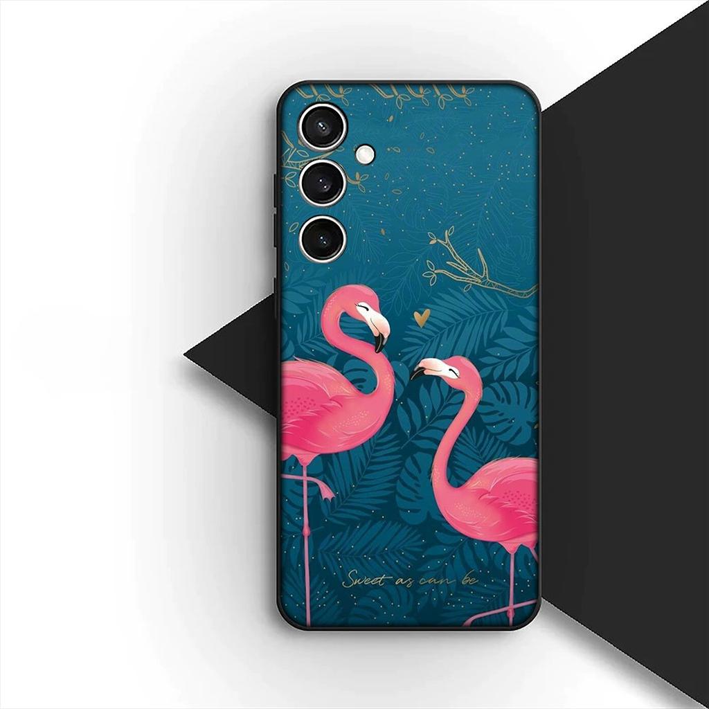 Casing for Samsung Galaxy A35 A36 A55 A26 A05 A06 A14 A50 A51 A53 A54 A12 A13 A23 Phone Cover Protective Case Flamingo