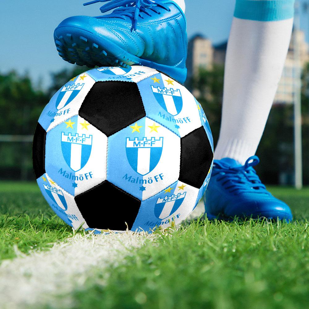1pc Malmo FF Soccer Ball Size 5 Indoor Soccer Ball Fashion Colorful Backyard Game - Great For Sports Fans Gift HE72