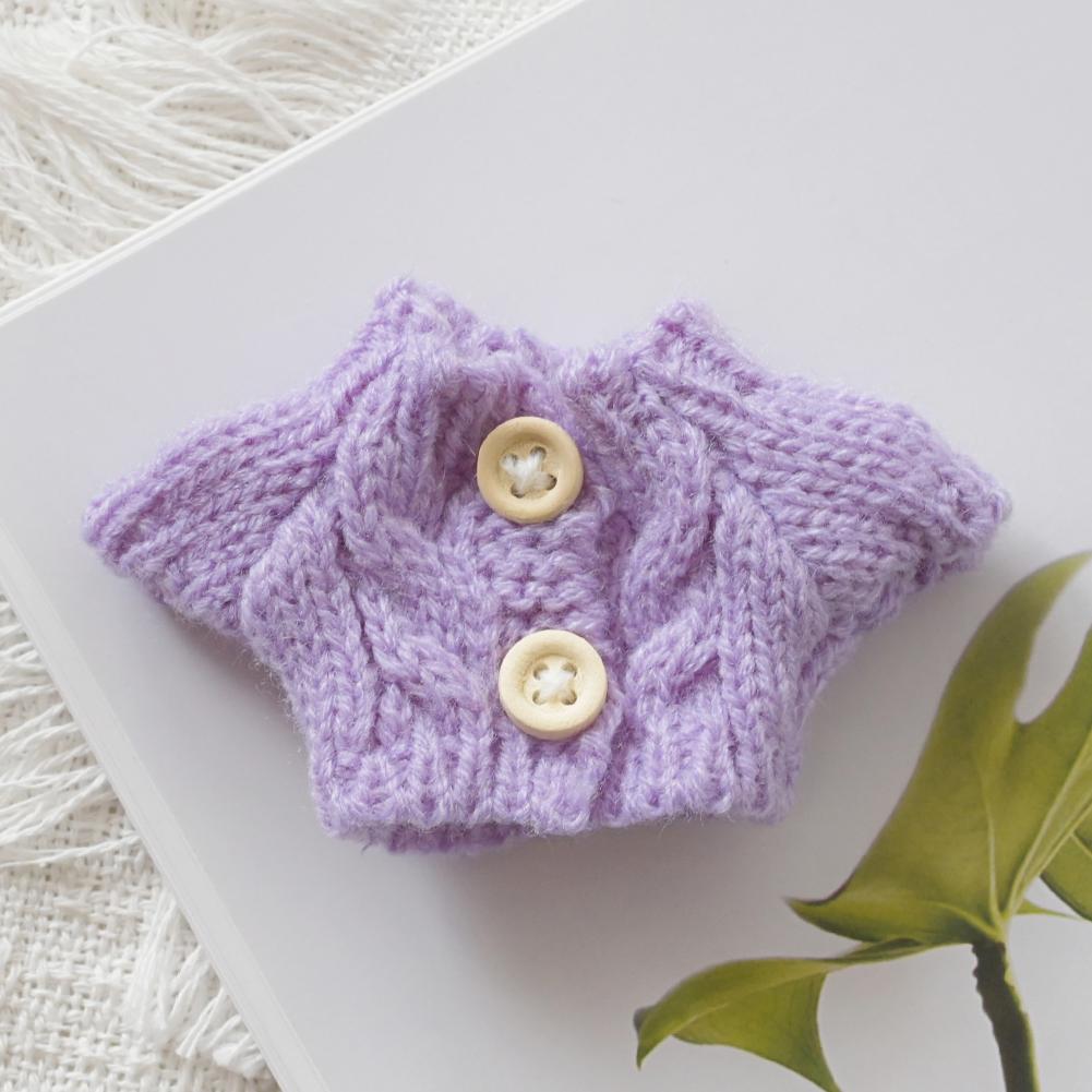 Для 14 см хлопковый комбинезон для кукол с мультяшным сердцем, сменный наряд для плюшевой куклы, аксессуары для игрового домика, мини-одежда