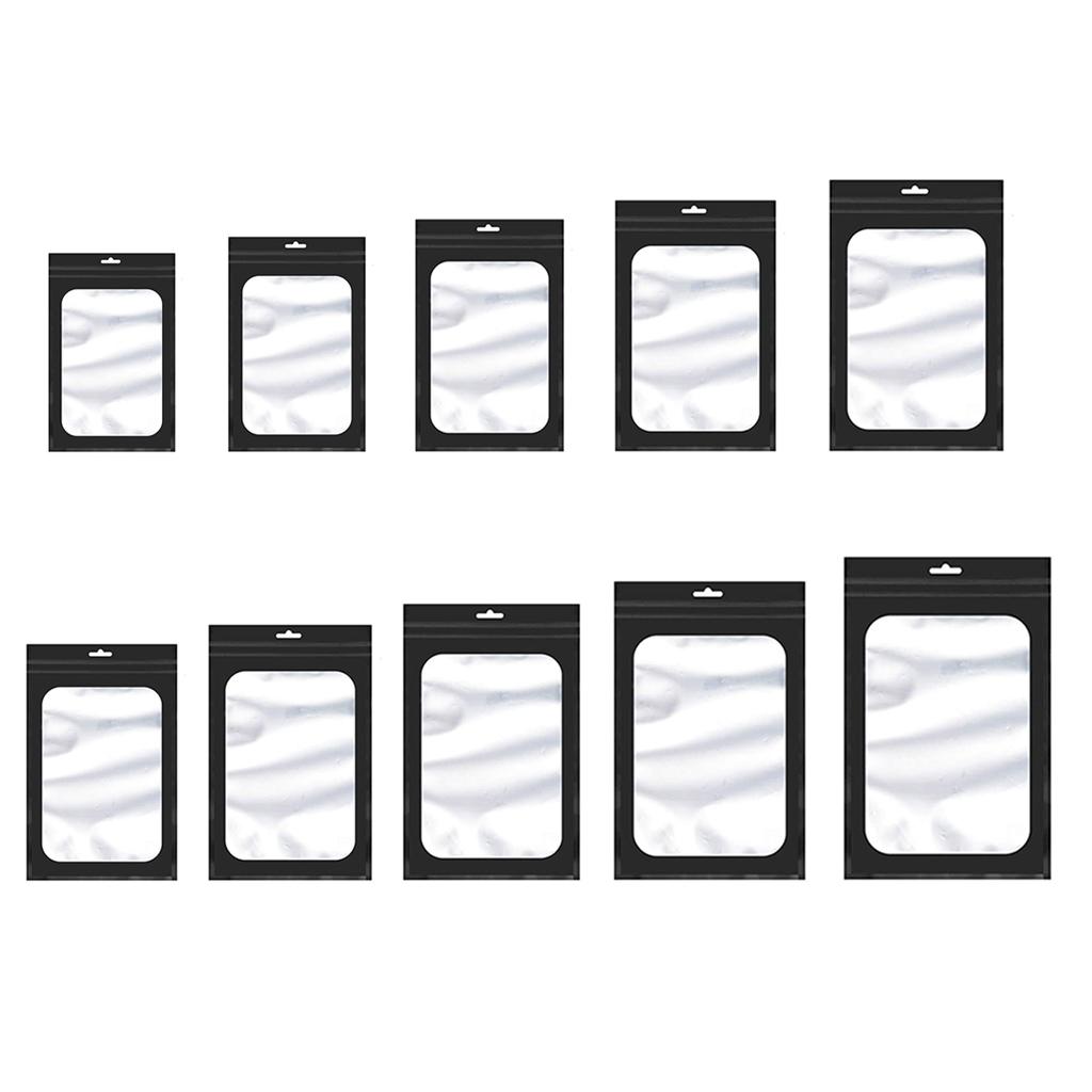 100 шт. плоских фольгированных пакетов с застежкой-молнией, косметичка для соли для ванны, односторонняя прозрачная мини-толстая майларовая многоразовая упаковка, устойчивая к запахам