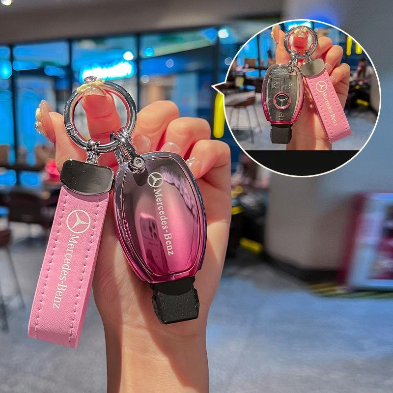 Car Remote Key Case Shell For Mercedes Benz C E S Class W223 W206 C260 S450 S500 CLA W177 C180L E260L W205 W213 W222 AMG CLA220