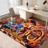 1PC Custom Name Rock Roll Night Theme Floor Mat Ideal for Living Room, Game Rooms, Office, Bedroom,Floor Mat Playful Design
