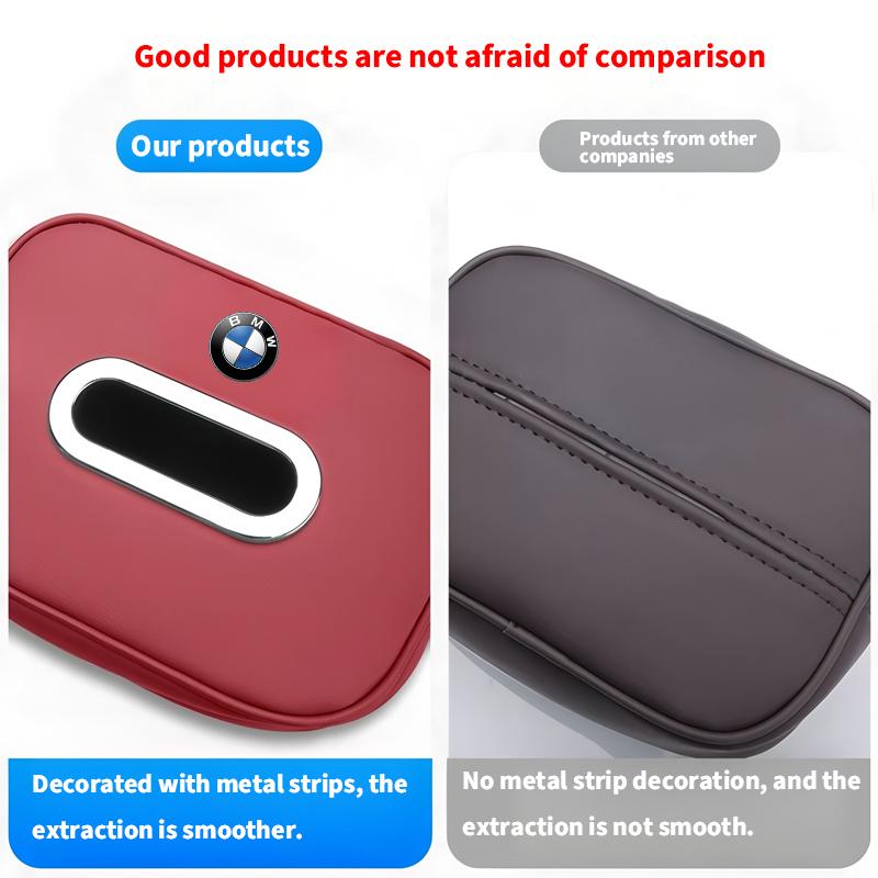 New model car tissue box holder, Napa leather car tissue box, Rear seat tissue box For BMW E34 E46 E39 E38 E90 E60 E36 F30 F30
