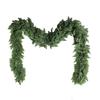 Christmas Cedar Simulation Vine Decoration - Cypress Leaves & Rubber Garland for Fireplace or Stairs Wreaths
