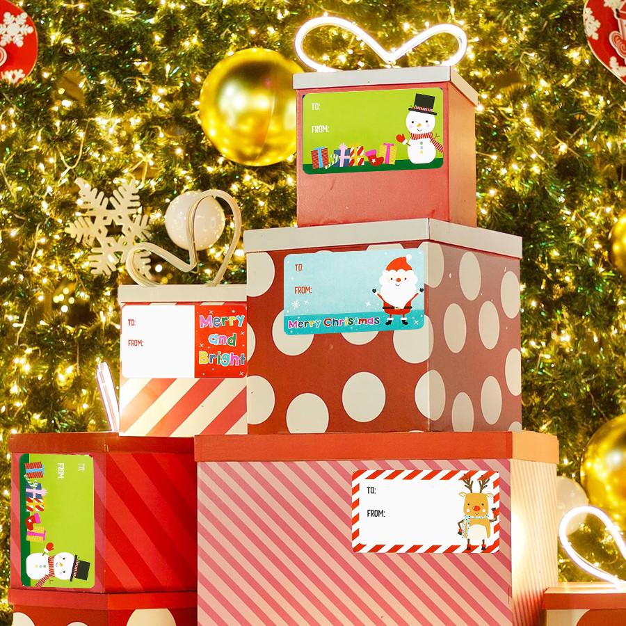 500Pcs/Roll Envelope Merry Christmas Decorations For Home 2026 Cristmas Xmas Seal Labels DIY Gifts Christmas Gift Packaging Stic