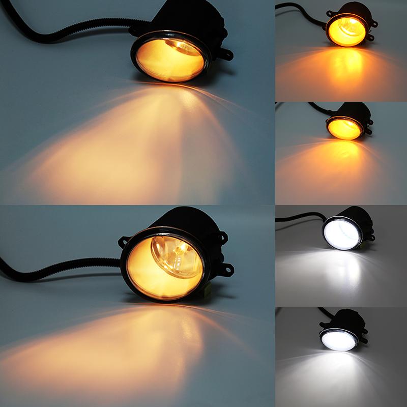 Автомобильные светодиодные противотуманные фары для Toyota Yaris 2006 2007 2008, гологенные лампы на бампере для вождения, дневные ходовые огни DRL дневного света