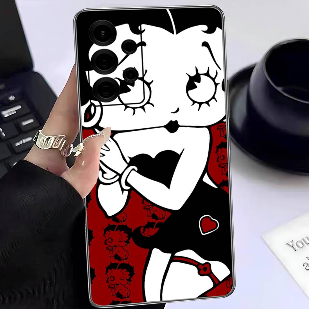 B-Betty-Cute-B-Boop Anime Phone Case For Samsung A 52 53 21 32 13 12 71 31 51 40 72 73 70 22 42 50 30 20 21 shell