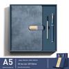 2026 A5 Customizable Business Diary: Elegant Leather Cover & Logo