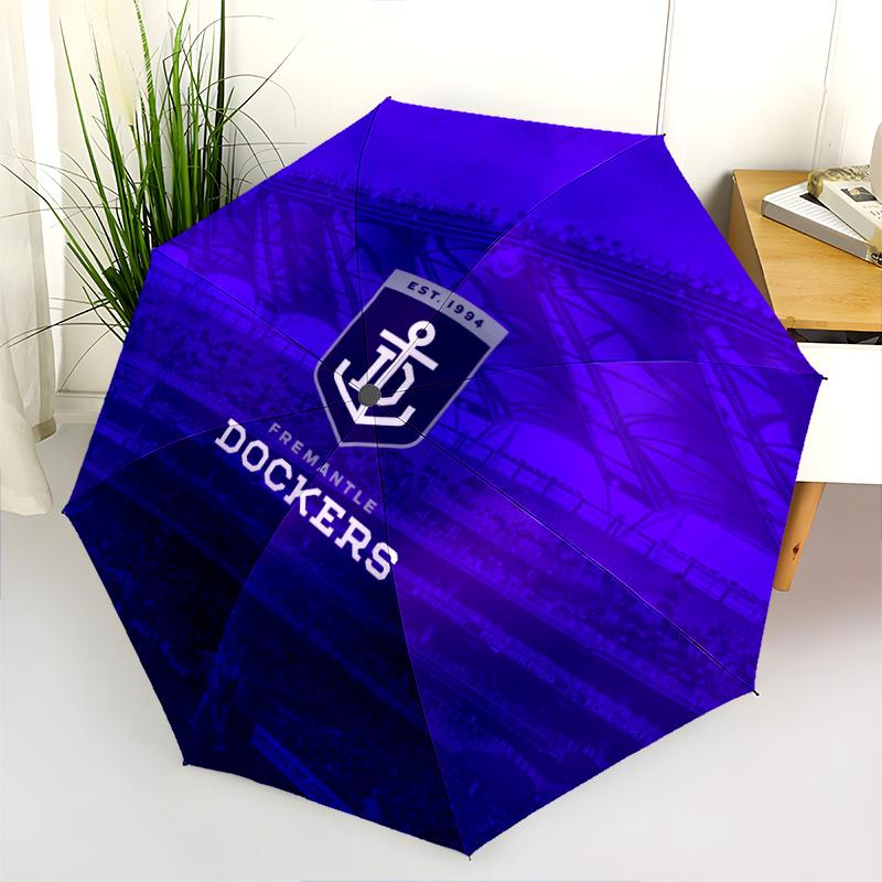 Узор Fremantle Dockers, автоматический складной зонт, портативная и складная конструкция, 8 спиц, рождественский или день рождения подарок.
