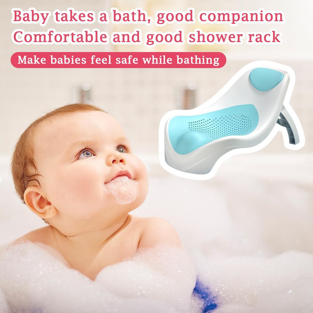 Детская ванночка для ванны Сетка для ванны Коврик для ванны Сетчатый карман Кровать для ванны для новорожденных Складная ванночка для ванны Рамка для ванны