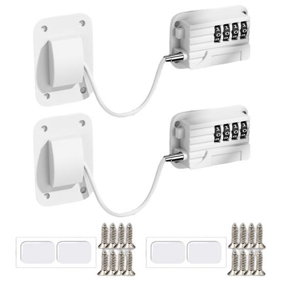 Замок двери морозильной камеры холодильника с регулируемой паролем конструкцией, установка без инструментов, простая установка, замок двери холодильника с защитой от детей