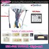 RZC XP Кабель Canbus ДЛЯ TOYOTA Prado RAV4 Vios Camry FJ Cruiser Corolla PREVIA HIGHLANDER Рамка ВЫСОКОКЛАССНЫЙ Поднять Простой Мягкий XINPU Аксессуары для Радио 4