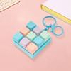 Stress Relief Keychain 9 Switchable Key Clickers Toy Detachable Keycap Keyring For Car Key Backpacks & Daily
