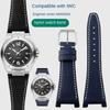 Нейлоновый кожаный ремешок для часов серии IWC Engineer IW500501 IW378507 Iw323601 Мужской ремешок для часов 30*16 мм вырез стальная пряжка