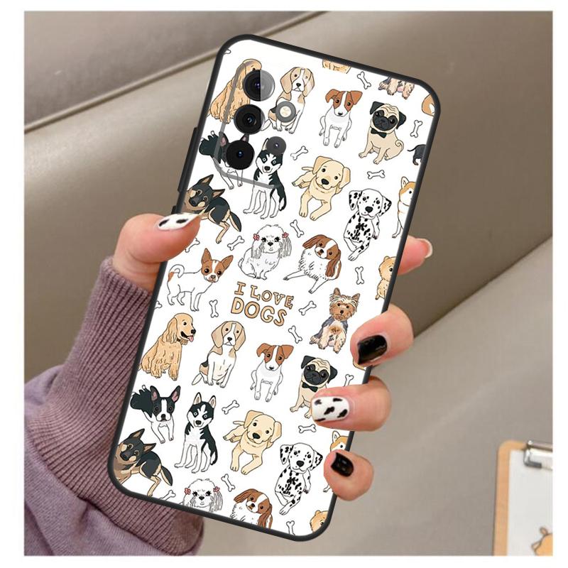Чехол с рисунком французских бульдогов и биглей для Samsung Galaxy A51 A71 A12 A22 A32 A42 A52 A72 A50 A70 A21S A52S A03S