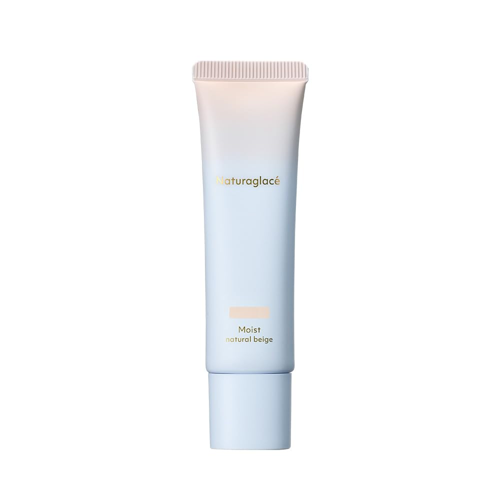 Naturaglace Тональный крем Moist 01 Натуральный бежевый - Естественно сияющая кожа - 30 г SPF50+ PA+++ Защита от солнца - Смывается мылом - Уход за кожей растительного происхождения