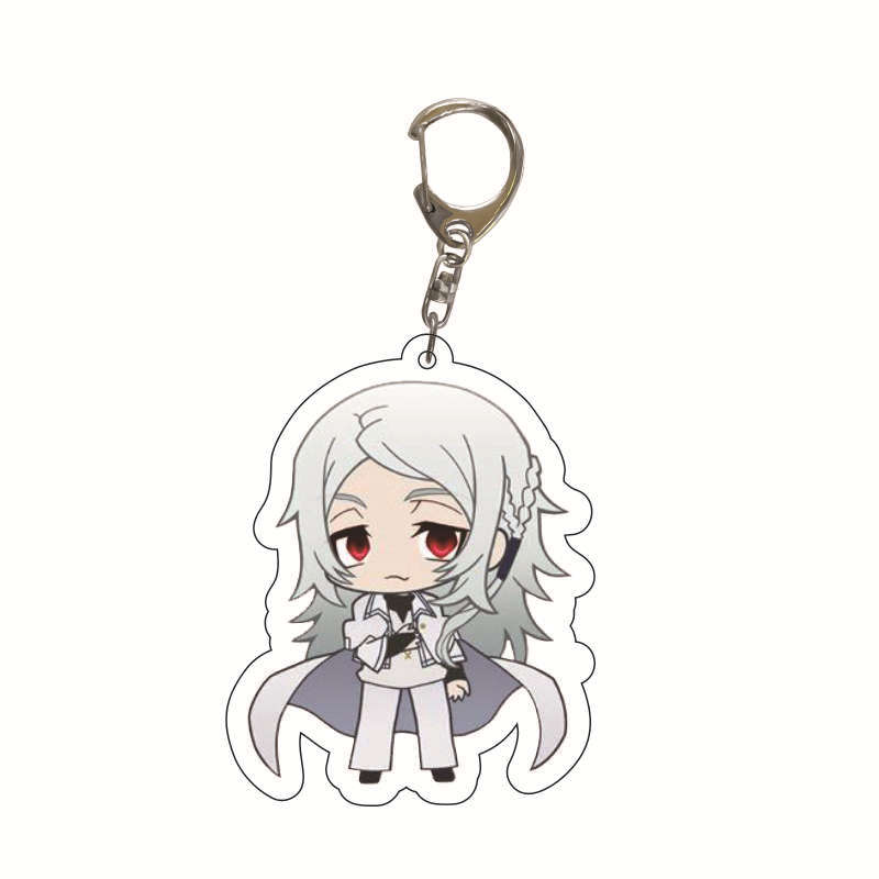 Мультяшный Накадзима Ацуси Дадзай Осаму Bungo Stray Dogs Акриловый Брелок Подвеска на Студенческую Сумку Анимационные Периферийные Устройства Подарки