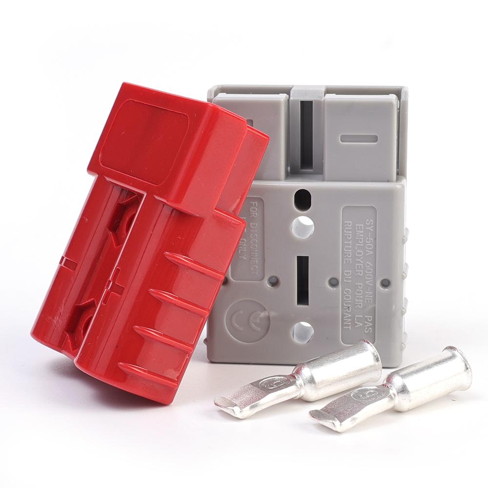 Для Anderson Plug Connector 50A 120A High Current 2 Pin Forklift Battery Charger Plug Разъемы для зарядки аккумулятора