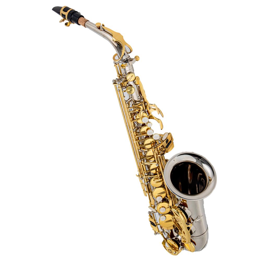 Eb Alto Saxophone Brass E Flat Sax 802 Key Type Woodwind Instrument with Cleaning Rod Cloth Gloves