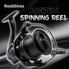 [Germany Stock] Rooblinos NGK2 Spinning Reel, 6.2:1 Gear Ratio, Dual-speed System, Anti-line Twisting, Suitable for Fishing