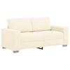 Two Seater Sofa Cream 180x77x82 cm Corduroy