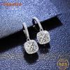 Tancise 925 Sterling Silver Moissanite  Zircon Earrings Drop Earrings For Women Wedding Party Gifts