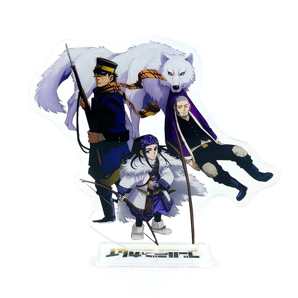 Golden Kamuy Sugimoto Saichi Asirpa Shiraishi Yoshitake акриловая подставка, игрушка-фигурка