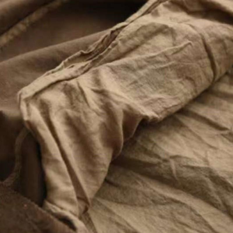 Johnature Женская осенняя нишевая эластичная талия однотонная повседневная юбка А-силуэта модная винтажная юбка в китайском стиле в стиле ретро